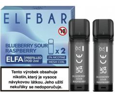 Elf Bar ELFA Pods cartridge 2Pack Blueberry Sour Raspberry 20mg