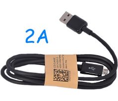 Univerzální USB-MICRO USB kabel 2A Black (2000mA)