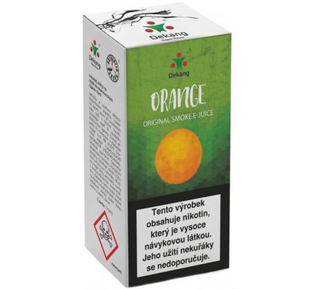 Liquid Dekang Orange 10ml - 18mg (Pomeranč)