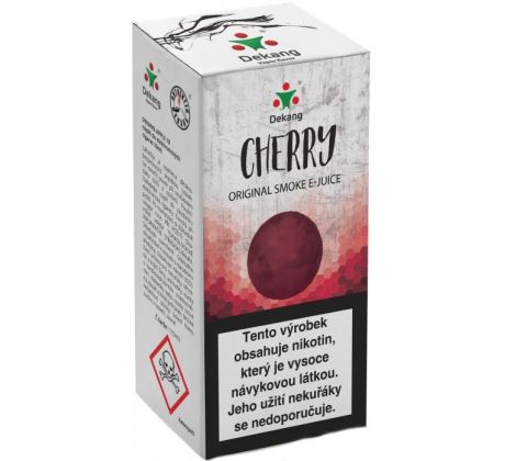 Liquid Dekang Cherry 10ml-3mg (Třešeň)