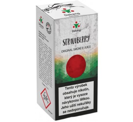 Liquid Dekang Strawberry 10ml - 3mg (Jahoda)