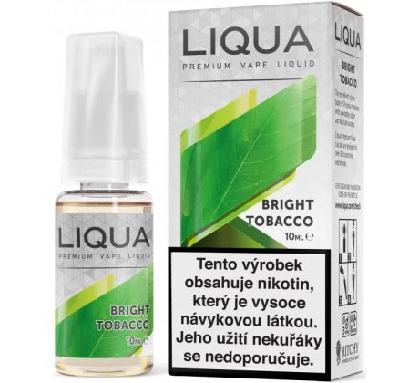 Liquid LIQUA CZ Elements Bright Tobacco 10ml-3mg (čistá tabáková příchuť)