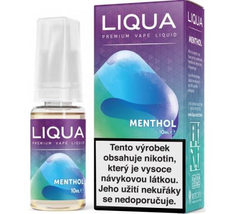 Liquid LIQUA CZ Elements Menthol 10ml-6mg (Mentol)