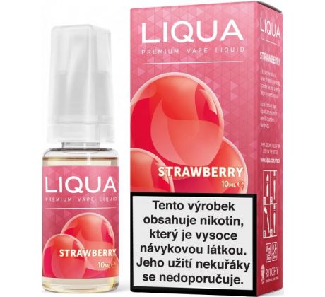 Liquid LIQUA CZ Elements Strawberry 10ml-18mg (Jahoda)