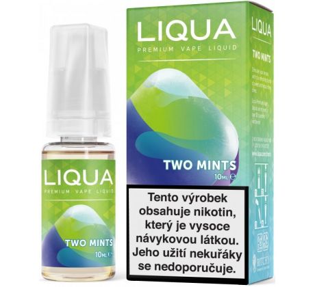 Liquid LIQUA CZ Elements Two Mints 10ml-18mg (Chuť máty a mentolu)