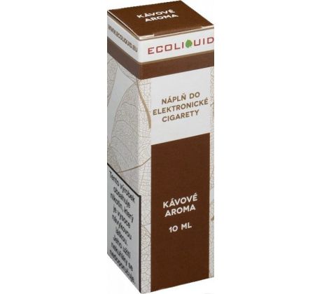 Liquid Ecoliquid Coffee 10ml - 0mg (Káva)