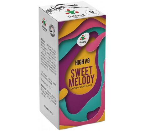 Liquid Dekang High VG Sweet Melody 10ml - 0mg (Broskev s citrónem)