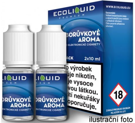 Liquid Ecoliquid Premium 2Pack Blueberry 2x10ml - 20mg (Borůvka)