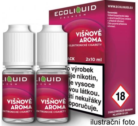 Liquid Ecoliquid Premium 2Pack Cherry 2x10ml - 12mg (Višeň)