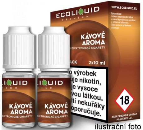 Liquid Ecoliquid Premium 2Pack Coffee 2x10ml - 3mg (Káva)