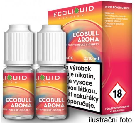 Liquid Ecoliquid Premium 2Pack Ecobull 2x10ml - 0mg (Energetický nápoj)