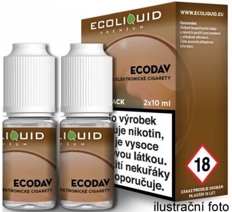 Liquid Ecoliquid Premium 2Pack ECODAV 2x10ml - 18mg
