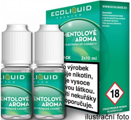 Liquid Ecoliquid Premium 2Pack Menthol 2x10ml - 6mg