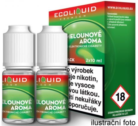 Liquid Ecoliquid Premium 2Pack Watermelon 2x10ml - 6mg (Vodní meloun)