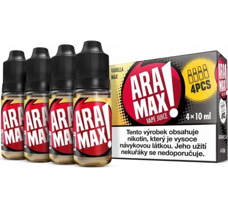 Liquid ARAMAX 4Pack Vanilla Max 4x10ml-12mg