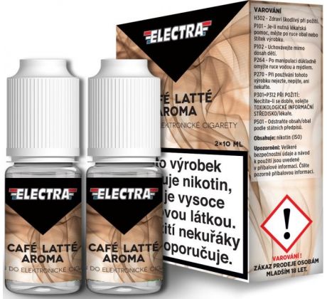Liquid ELECTRA 2Pack Cafe Latte 2x10ml - 6mg
