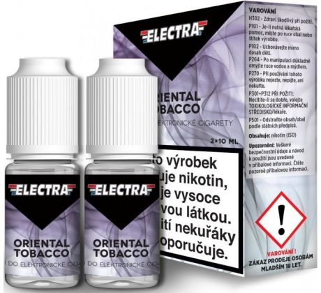 Liquid ELECTRA 2Pack Oriental Tobacco 2x10ml - 12mg