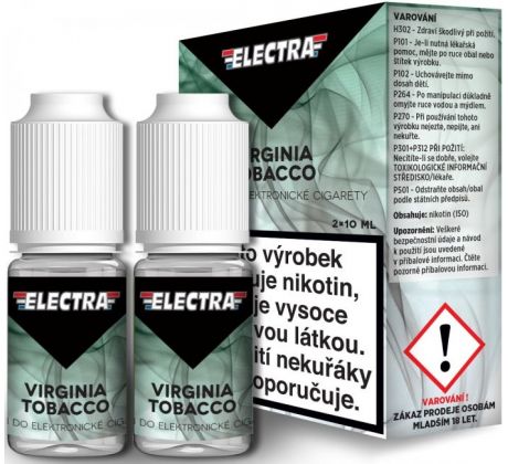 Liquid ELECTRA 2Pack Virginia Tobacco 2x10ml - 16mg