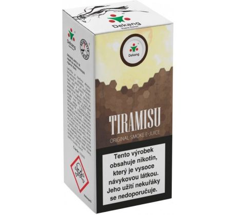 Liquid Dekang Tiramisu 10ml - 3mg (Tradiční italský dezert)