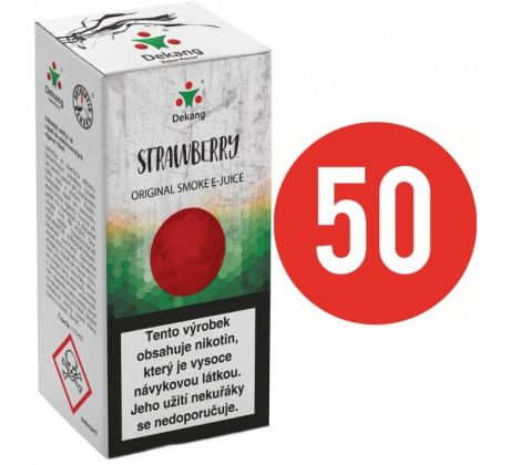 Liquid Dekang Fifty Strawberry 10ml - 3mg (Jahoda)