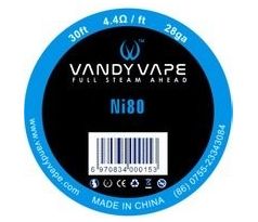 Vandy Vape Ni80 odporový drát 28GA 9m