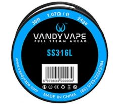 Vandy Vape SS316 odporový drát 24GA 9m