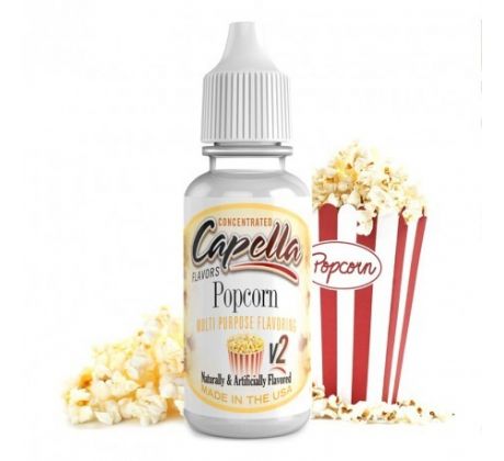 Příchuť Capella 13ml Popcorn - VÝPRODEJ !!!