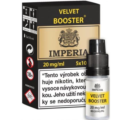 Velvet  Booster CZ IMPERIA 5x10ml PG20-VG80 20mg