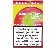 Liquid Ecoliquid Premium 2Pack Strawberry Kiwi 2x10ml - 12mg