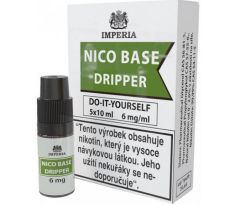 Nikotinová báze CZ IMPERIA Dripper 5x10ml PG30-VG70 6mg - Po EXPIRACI - VÝPRODEJ !!!