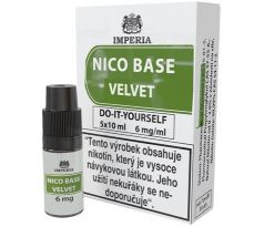 Nikotinová báze CZ IMPERIA Velvet 5x10ml PG20-VG80 6mg - Po EXPIRACI - VÝPRODEJ !!!