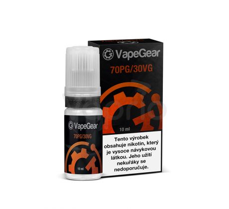 Prémiový nikotinový booster VapeGear - 20mg - 10ml 70PG/30VG - VÝPRODEJ !!!