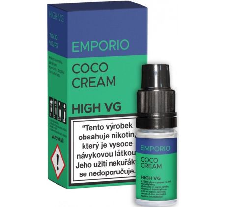 Liquid EMPORIO High VG Coco Cream 10ml - 1,5mg