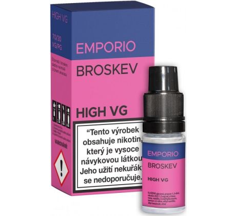 Liquid EMPORIO High VG Peach 10ml - 0mg