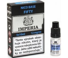 Nikotinová báze CZ IMPERIA 5x10ml PG50-VG50 12mg