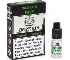 Nikotinová báze CZ IMPERIA 5x10ml PG50-VG50 6mg