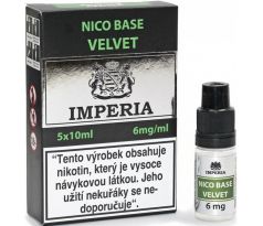 Nikotinová báze CZ IMPERIA Velvet 5x10ml PG20-VG80 6mg