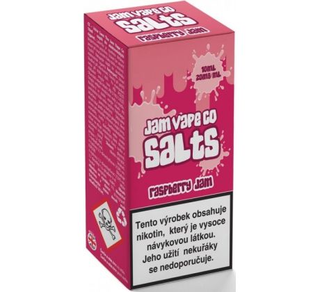 Liquid Juice Sauz SALT The Jam Vape Co Raspberry Jam 10ml - 20mg