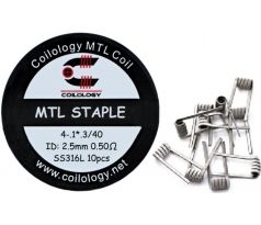 Coilology MTL Staple předmotané spirálky SS316 0,5ohm 10ks