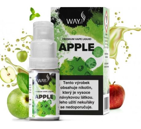 Liquid WAY to Vape Apple 10ml-18mg