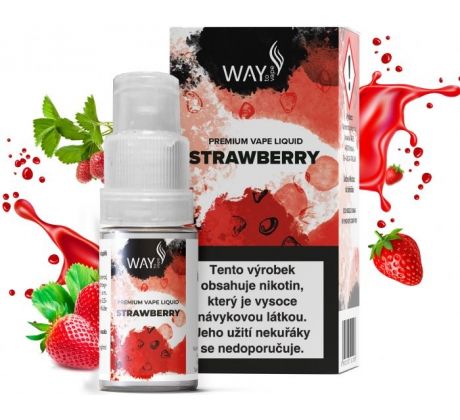 Liquid WAY to Vape Strawberry 10ml-3mg