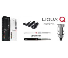 Liqua Q (Aramax) Vaping Pen elektronická cigareta 900mAh Černá barva - VÝPRODEJ