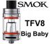 Smoktech TFV8 Big Baby clearomizer Silver - VÝPRODEJ