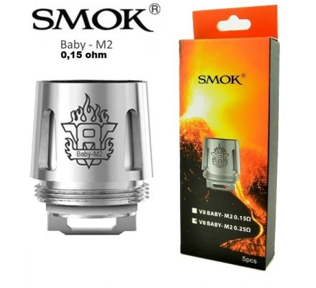 Smoktech V8 Baby M2 - 0,15ohm - Žhavící hlava 2ks - VÝPRODEJ