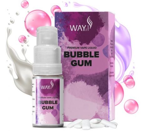 Liquid WAY to Vape Bubble Gum 10ml-0mg