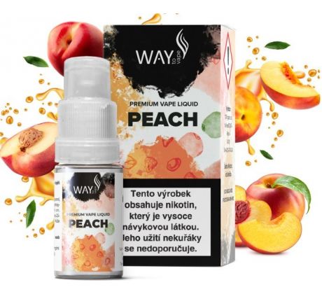Liquid WAY to Vape Peach 10ml-3mg