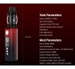 VOOPOO DRAG M100S 100W Grip 5,5ml Full Kit Red and Black
