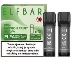Elf Bar ELFA Pods cartridge 2Pack Kiwi Passion Fruit Guava 20mg