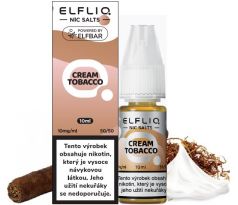 Liquid ELFLIQ Nic SALT Cream Tobacco 10ml - 10mg