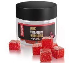 Eighty8 HHC Edibles 25% HHC Gummies Strawberry 10ks